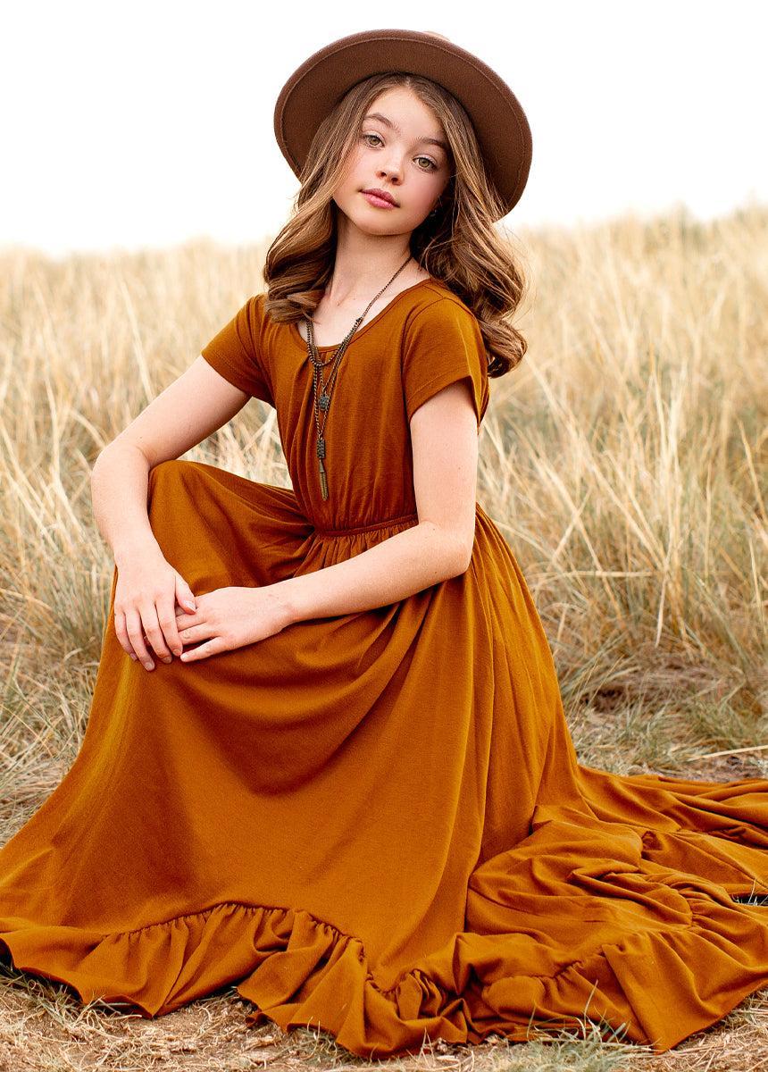 Pilar Dress in Spice Female Product Image