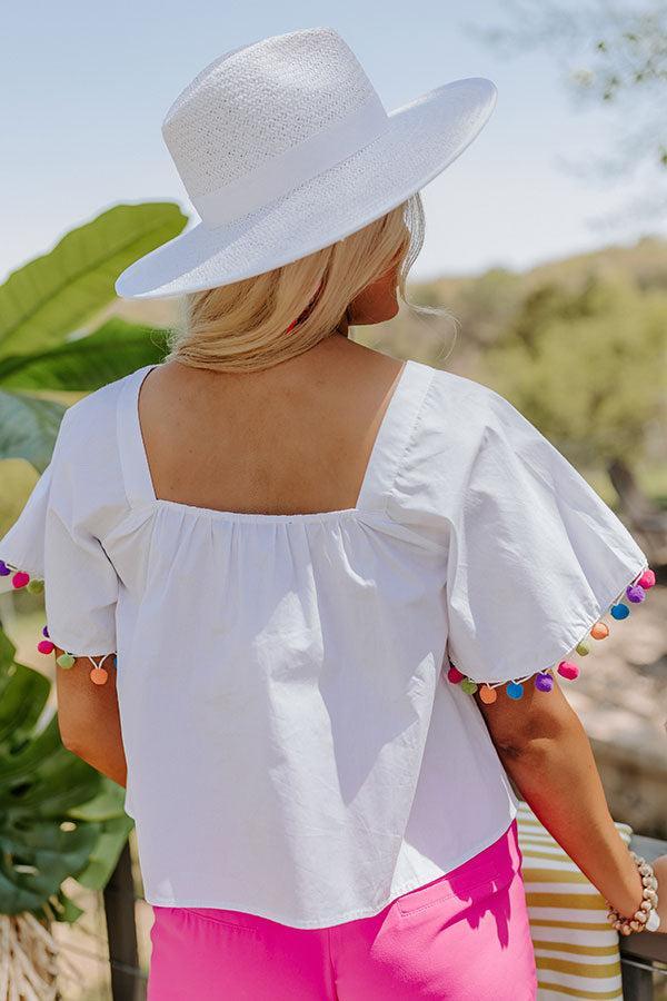 Aloha State Of Mind Pom Pom Shift Top Product Image
