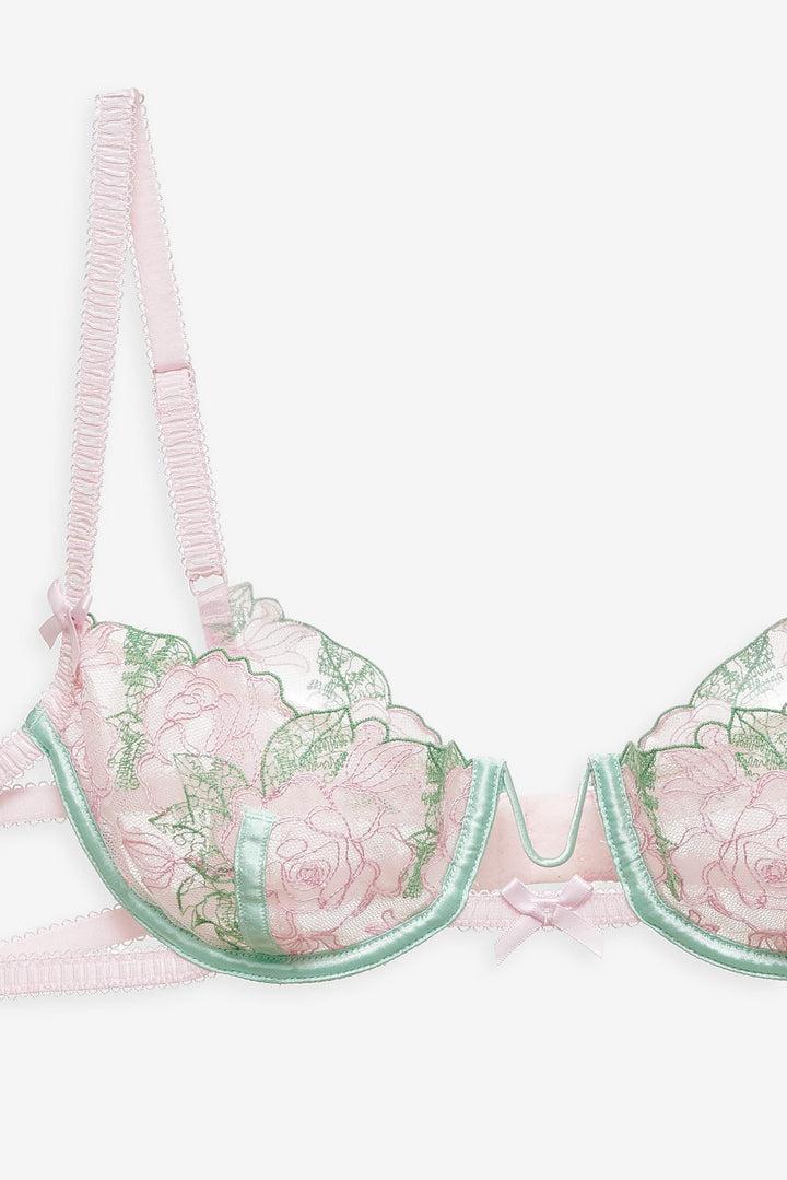 Love Story Underwire Bra — Green Product Image