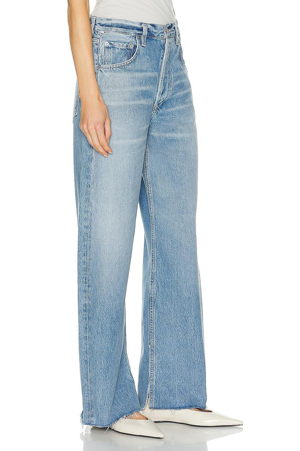 Ayla Split Hem Jeans Product Image