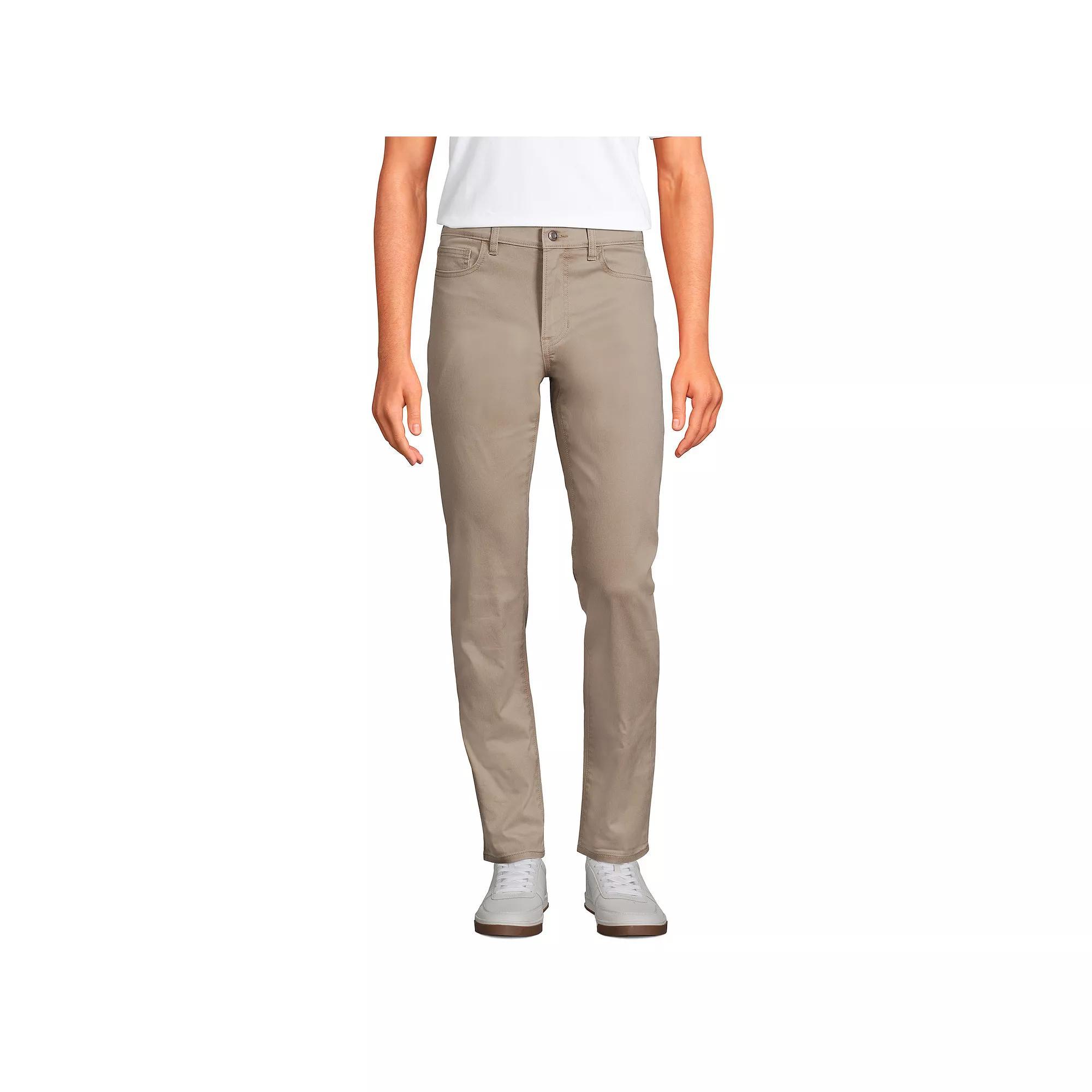 Men's Lands' End Slim-Fit Hybrid Pants, Size: 33, Green Product Image