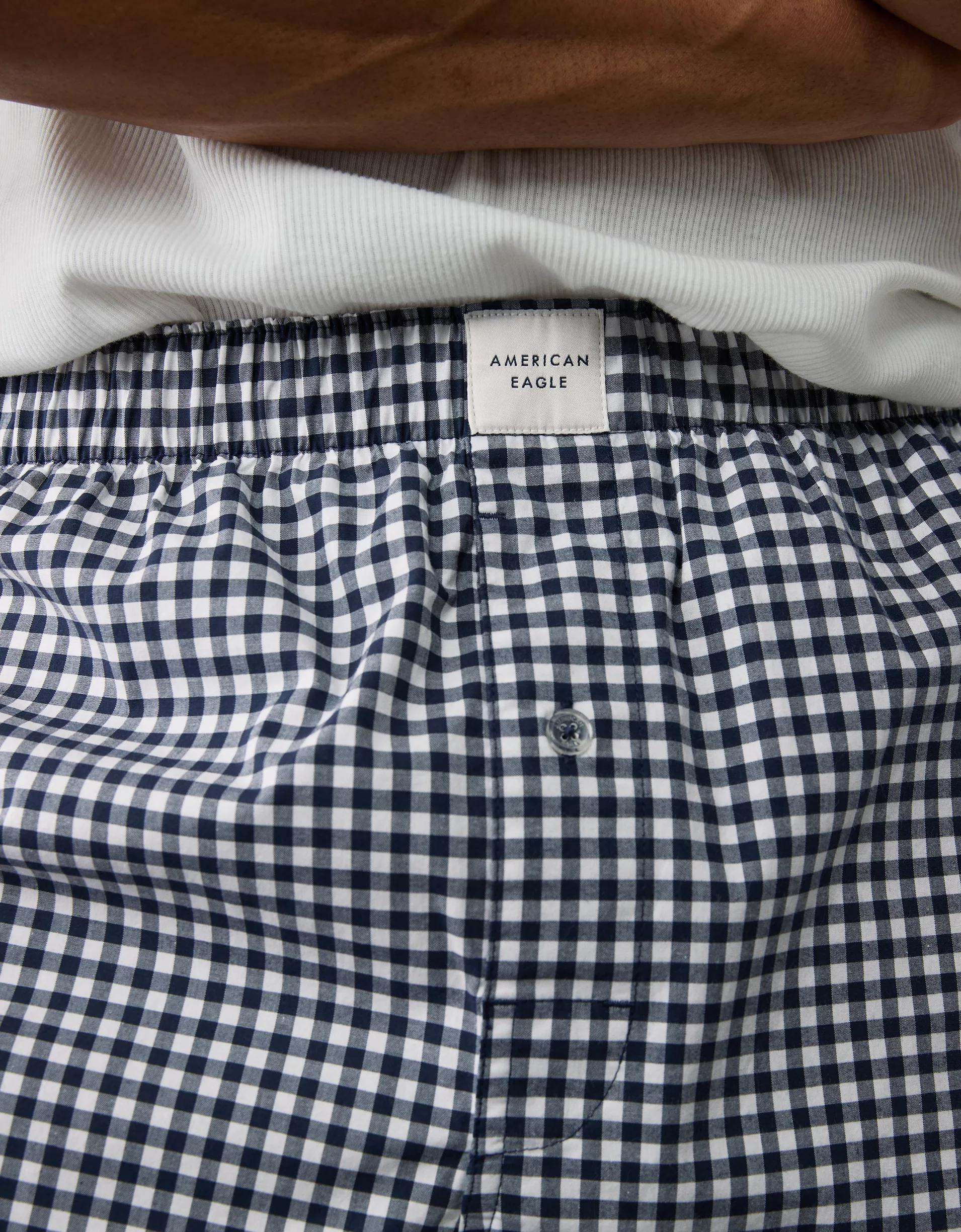 AEO Men's Plaid Stretch Boxer Short Product Image