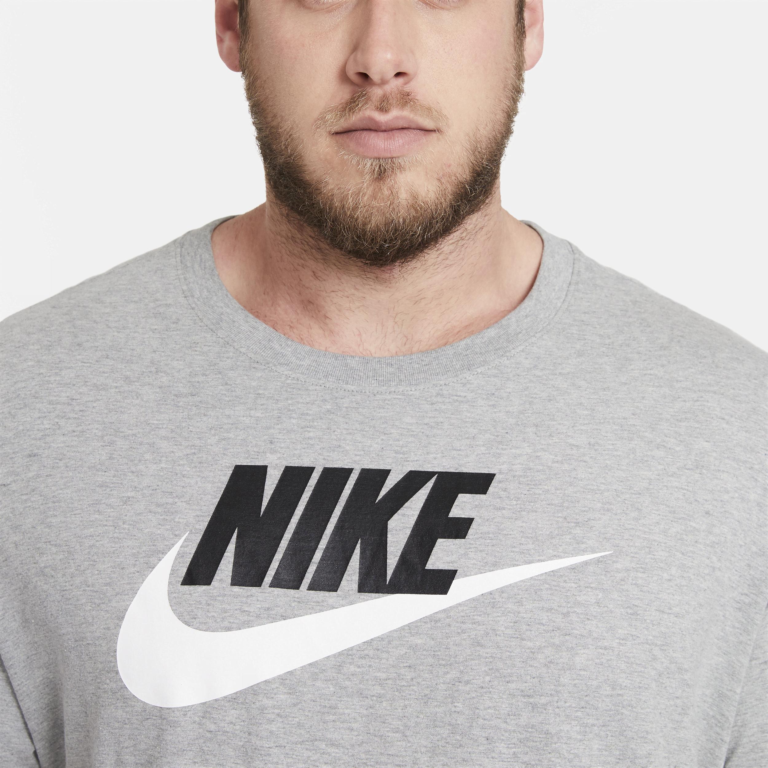 Men's Nike Icon Futura Tee, Size: Large, Dark Gray Grey Product Image
