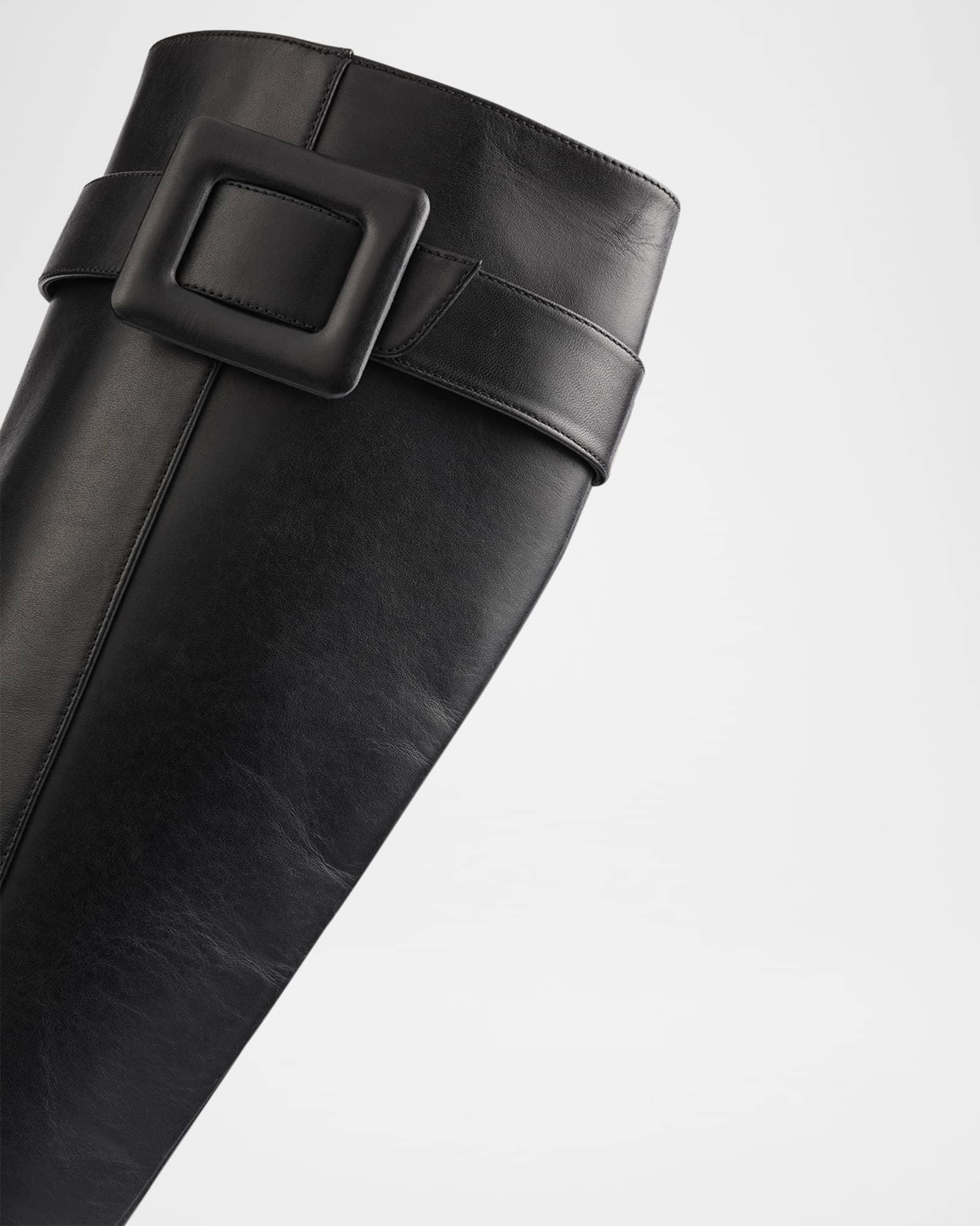 Carlotta Covered-Buckle Knee Boots Product Image