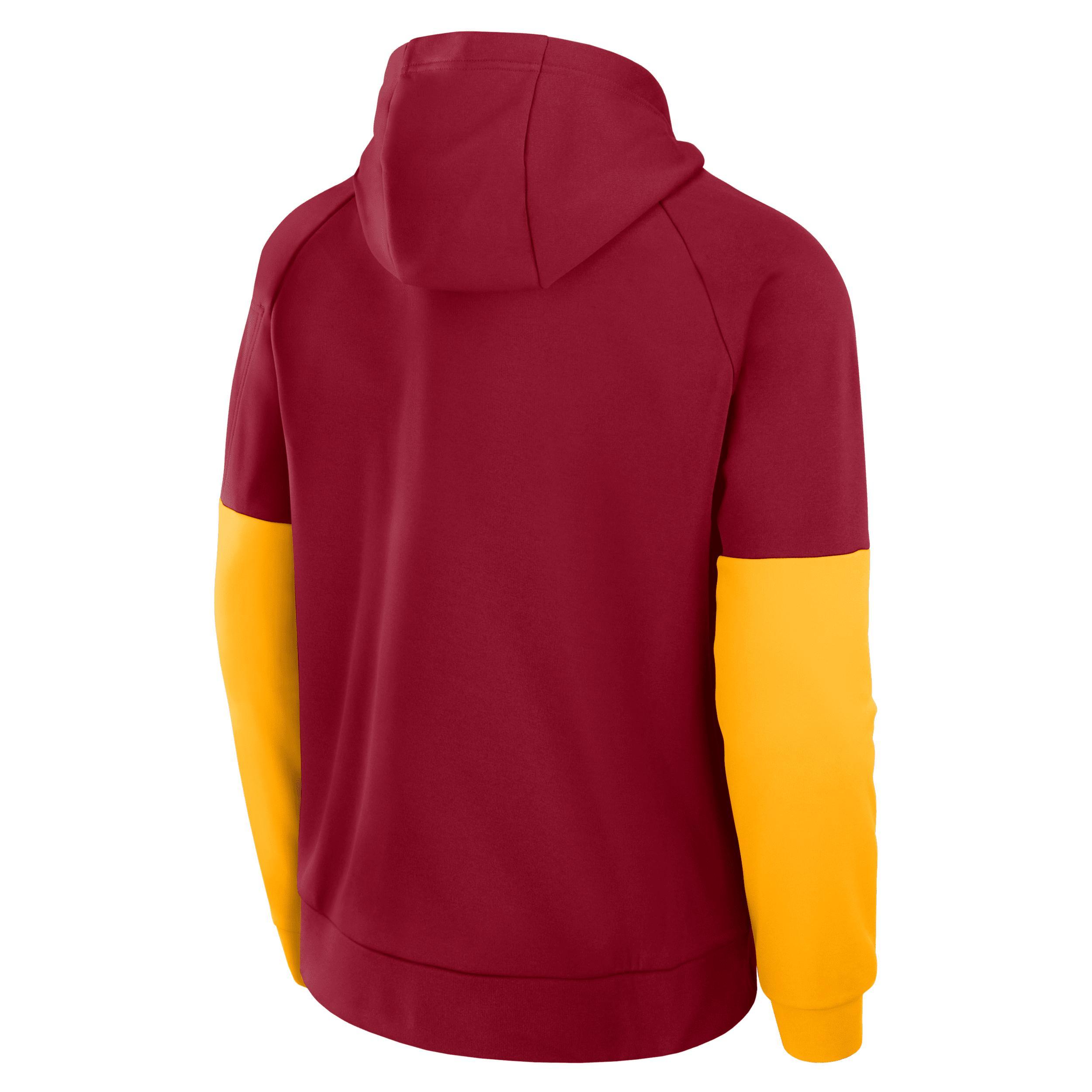 Men's USC Trojans Fitness Menâs Nike Therma College Pullover Hoodie Product Image