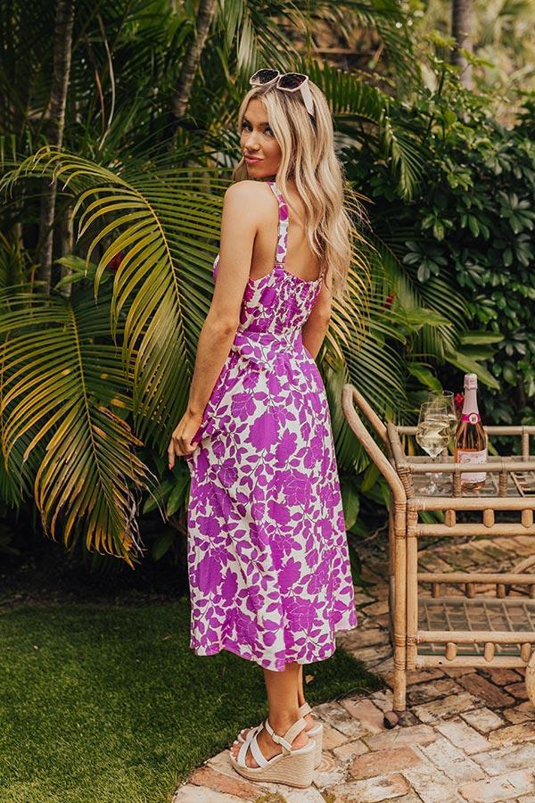 Sandy Silhouette Floral Midi Product Image