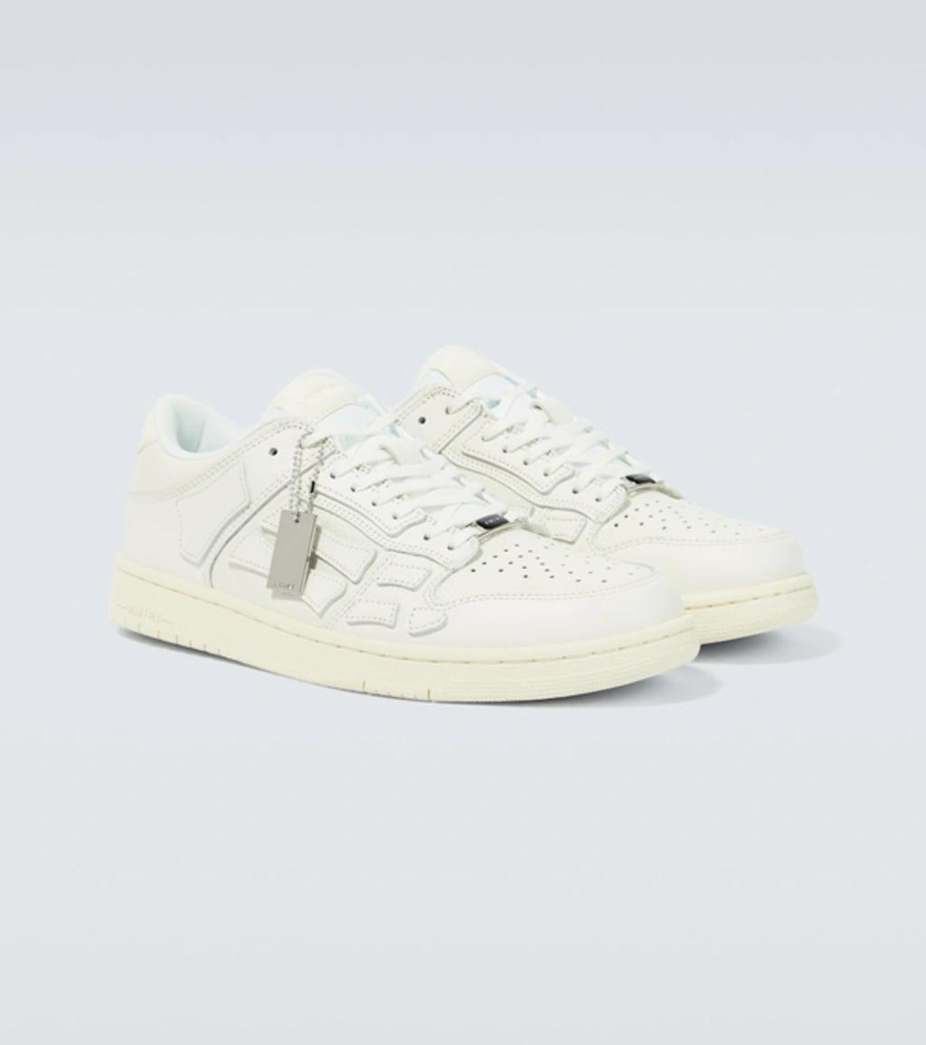 AMIRI Skell Logo Detailed  Low In White Product Image