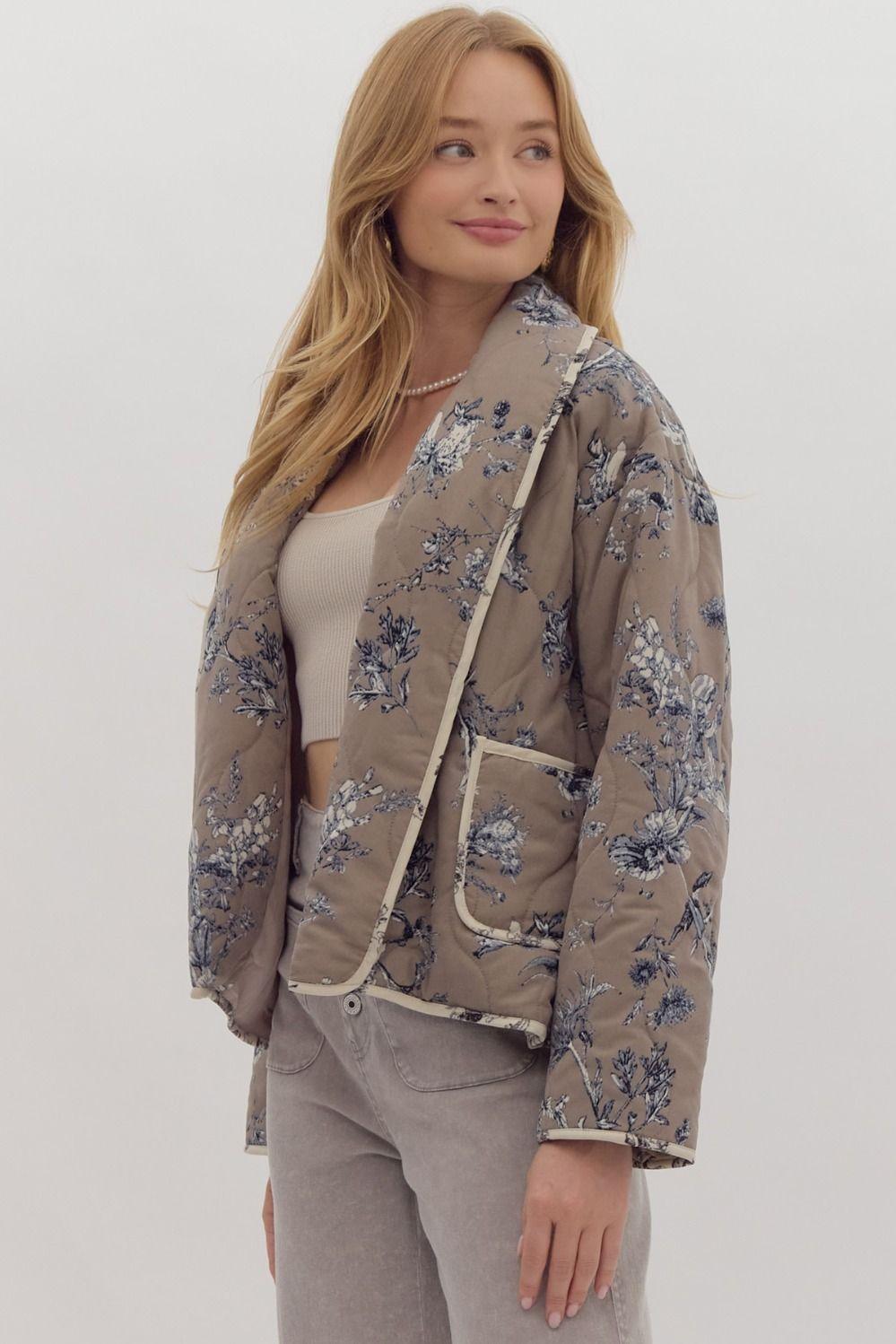 Layers Of Love Floral Quilted Jacket *FS Product Image
