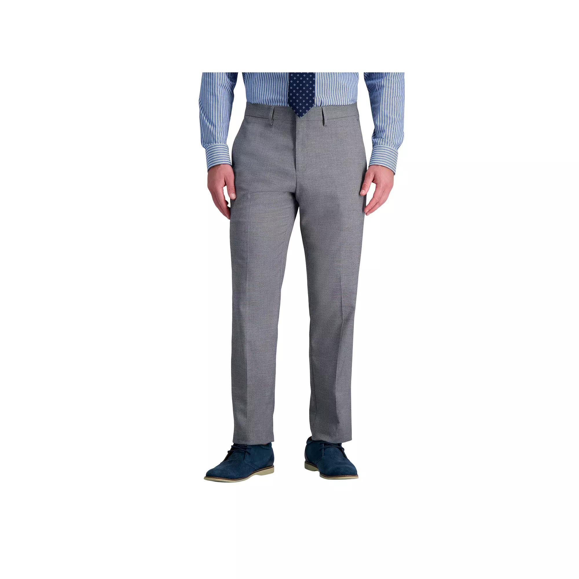 Men's J.M. Haggar™ Tailored Fit Micro Dobby Suit Separate Pant, Size: 38X29, Gray Product Image