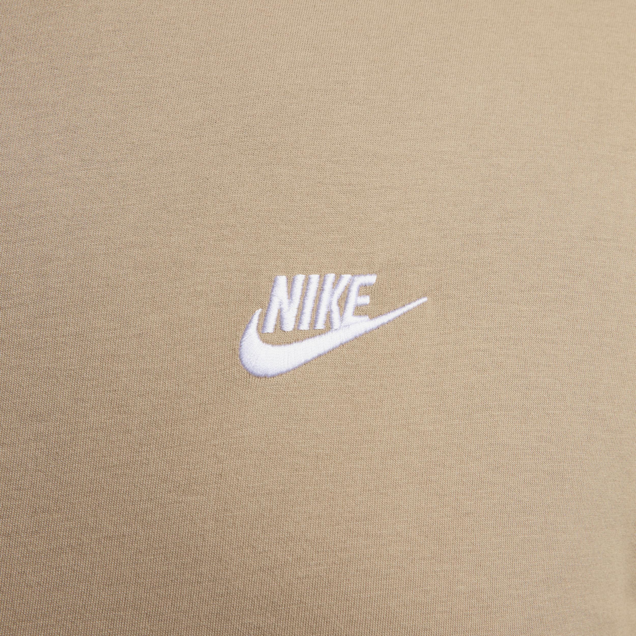 Big & Tall Nike Sportswear Club Tee, Mens Dark Gray Grey Product Image