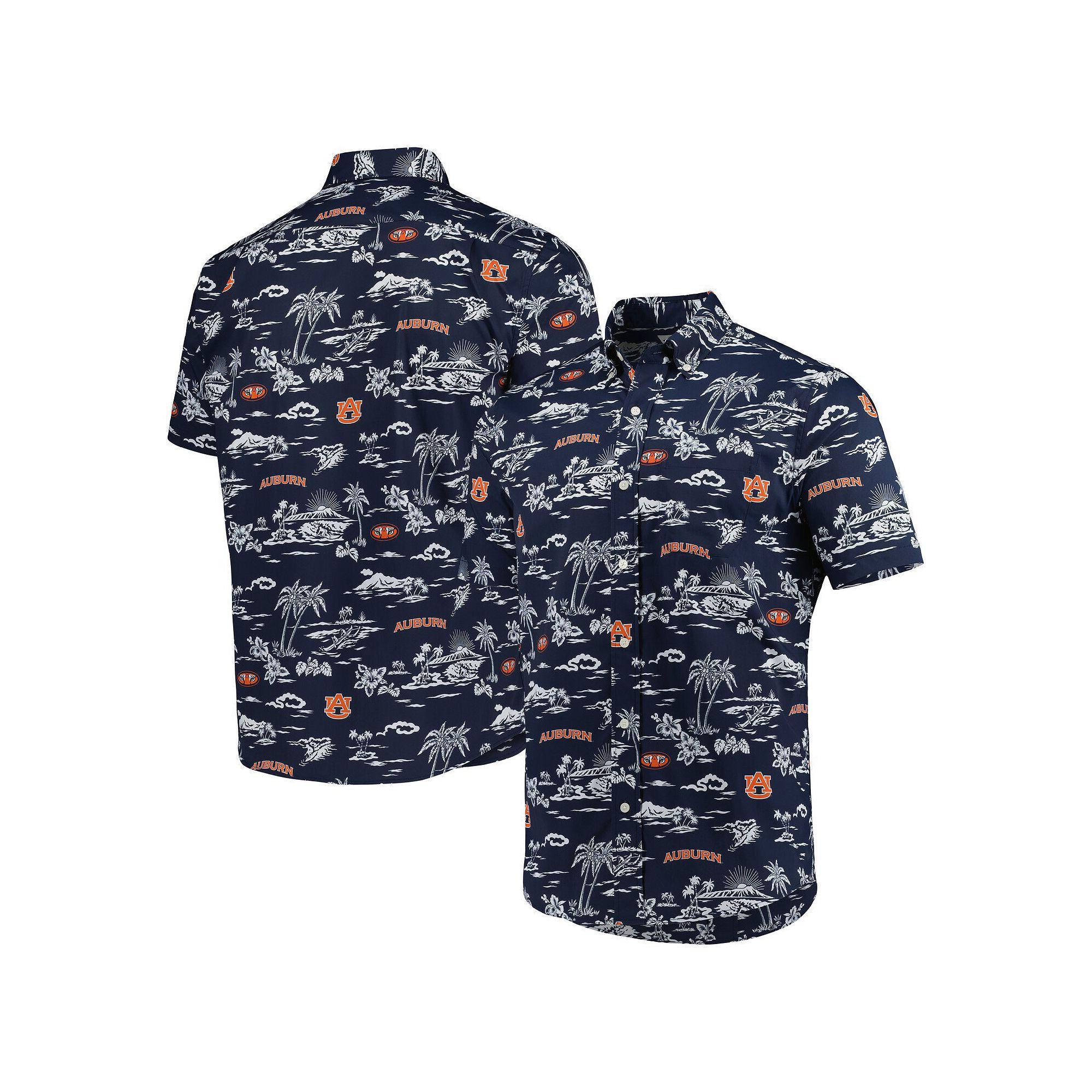 Men's Reyn Spooner Navy Auburn Tigers Classic Button-Down Shirt, Size: Medium, Blue Product Image