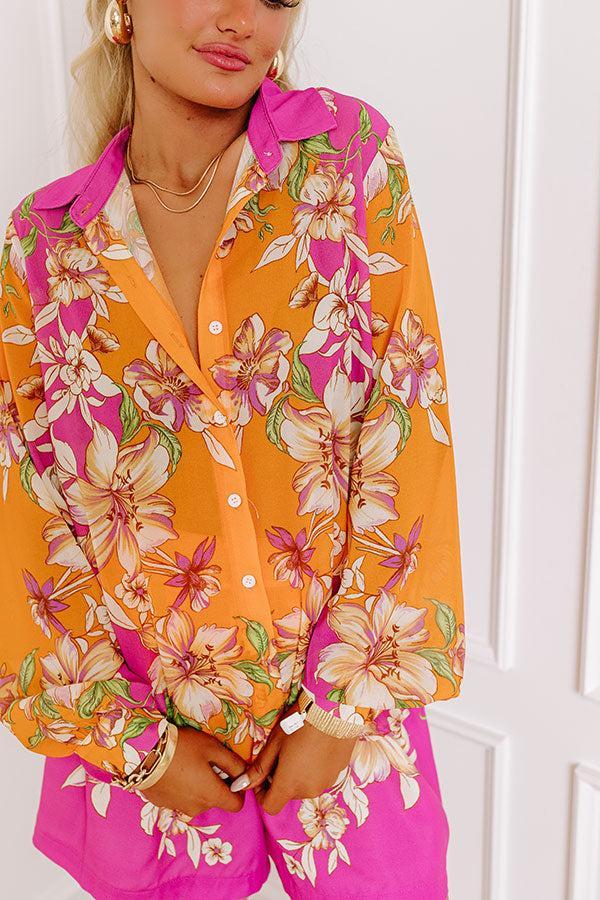 Hibiscus Kisses Button Up Product Image