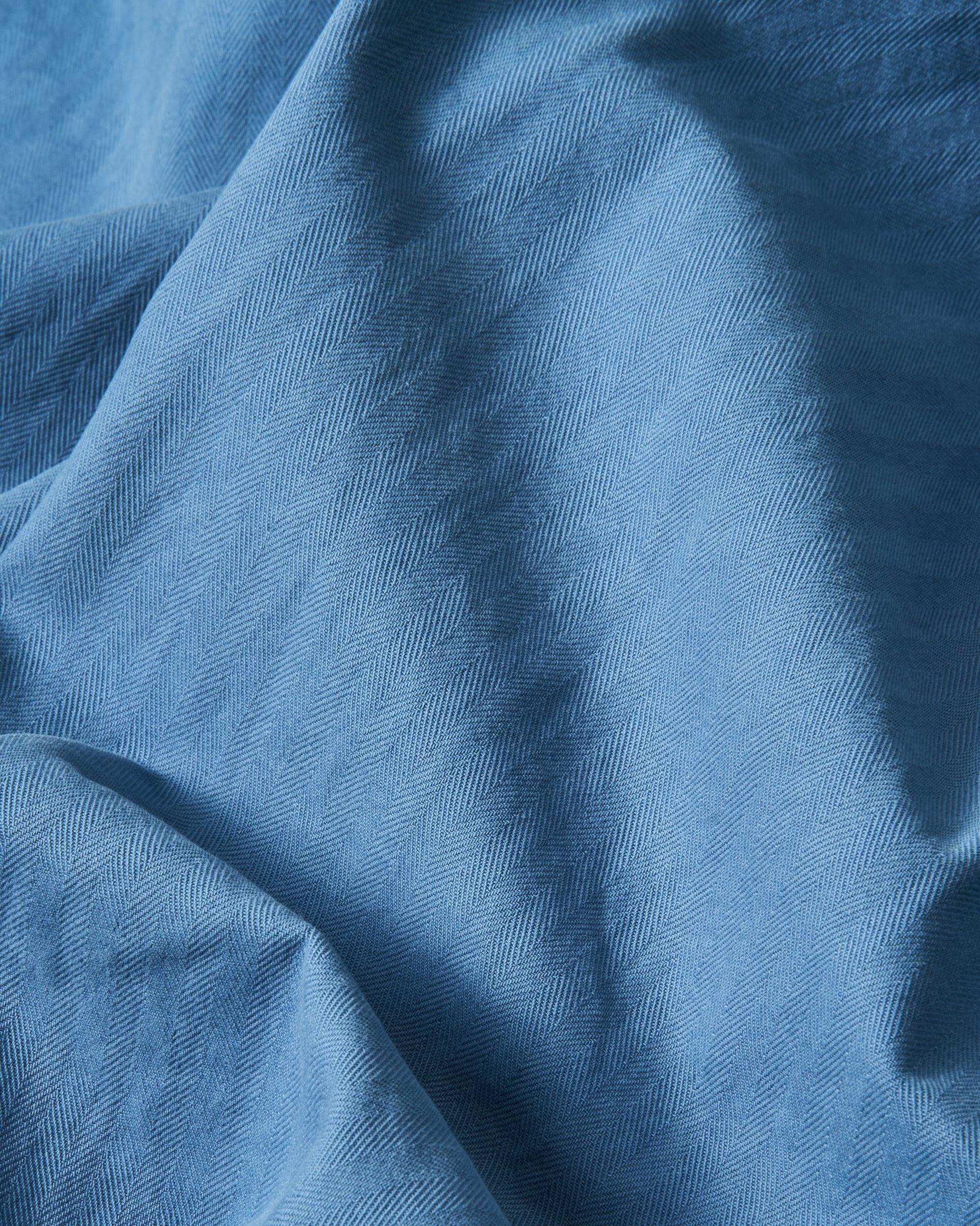 French Workman’s Jacket in Atlantic Blue Herringbone Product Image