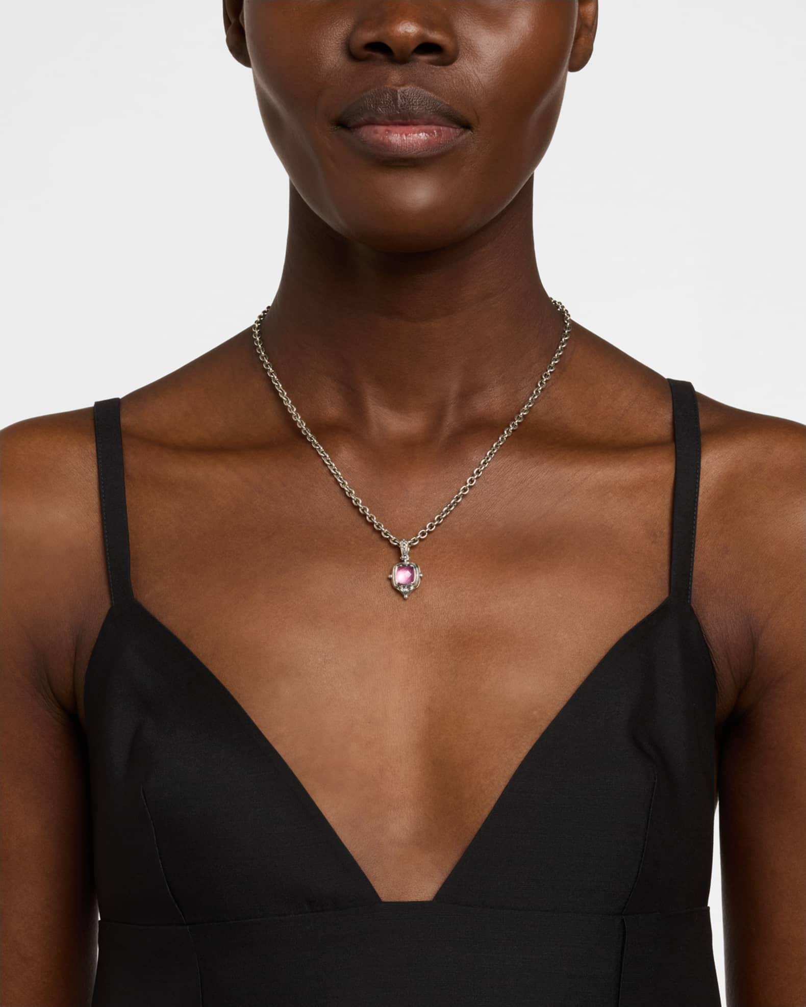 Ivy Rock Crystal, Strawberry Quartz and MOP Triplet Enhancer  Product Image