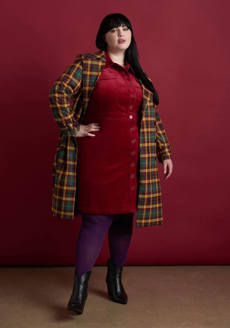 Skirting The Issue Trench Coat Product Image