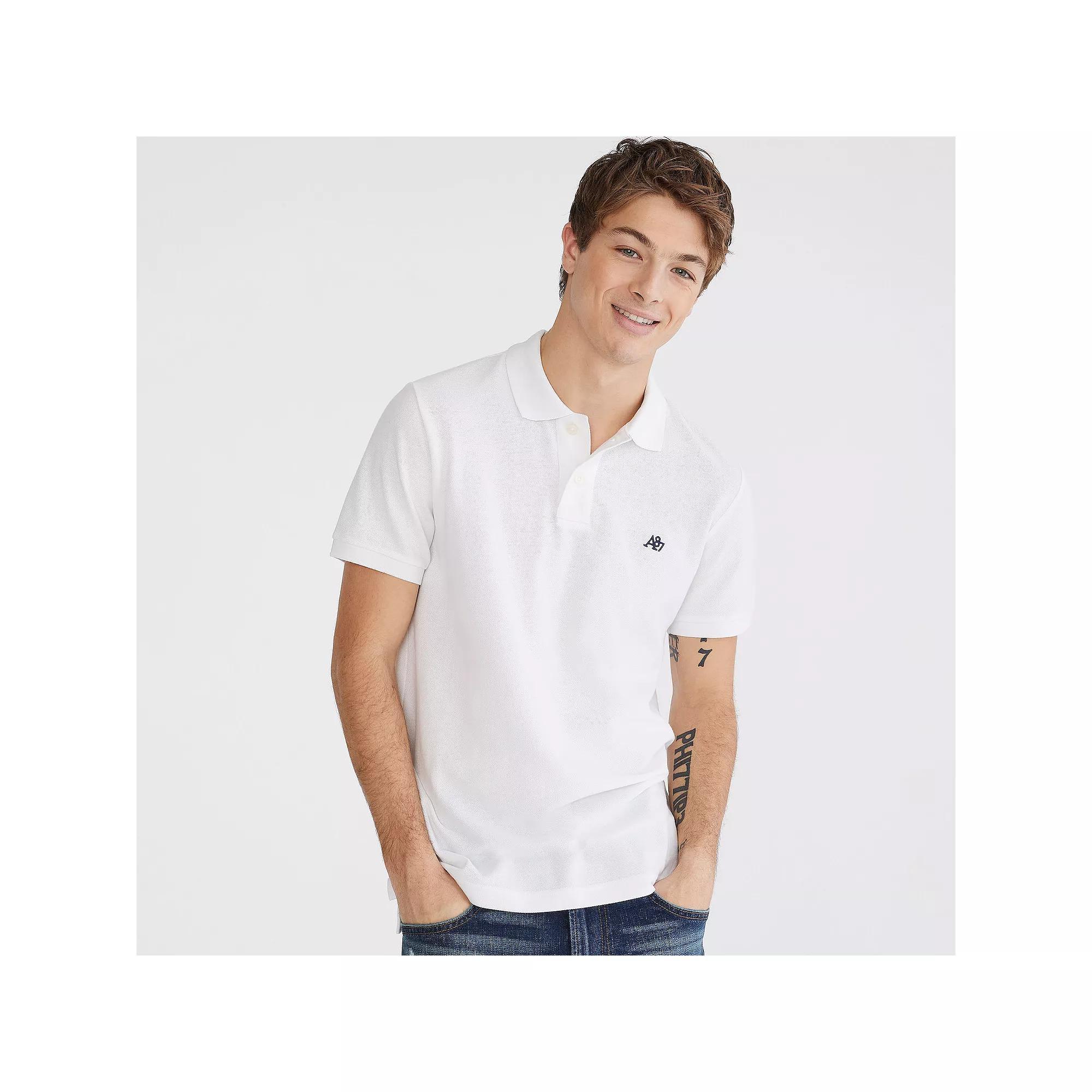 Mens Aeropostale Short Sleeve Pique Polo Product Image