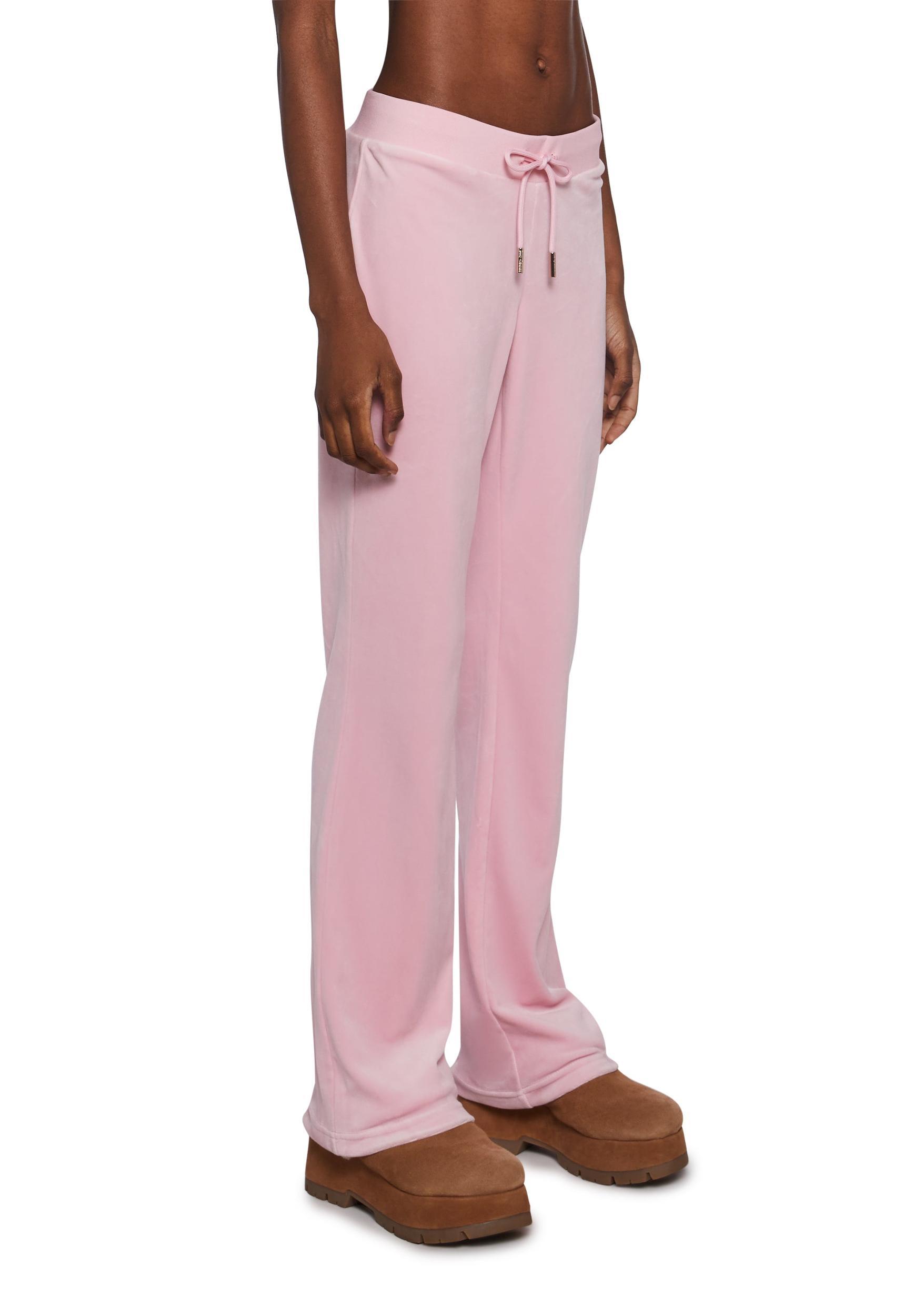 Juicy Couture OG Big Bling Velour Rhinestone Hoodie - Pink Product Image