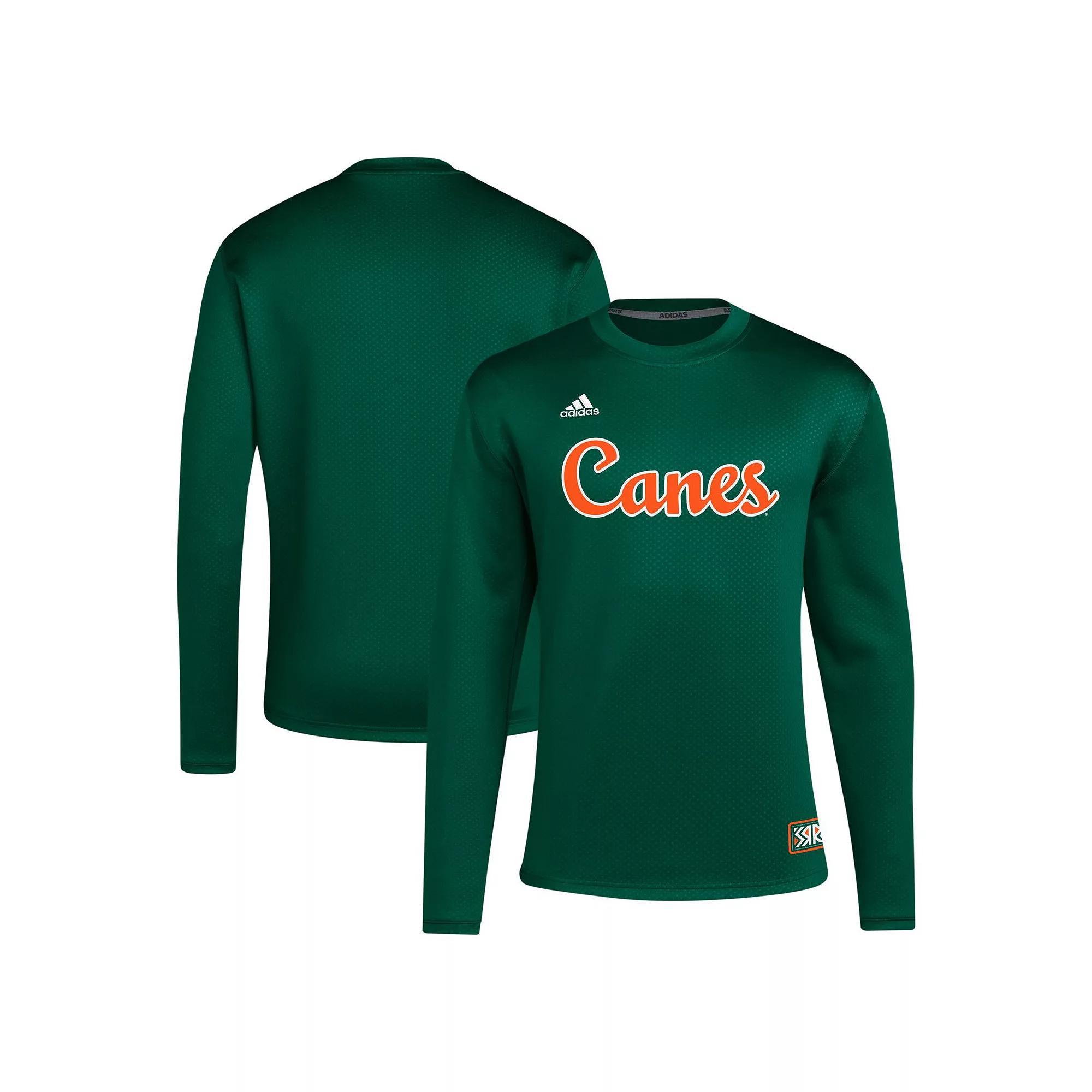 Mens adidas Louisville Cardinals Reverse Retro Baseball Script Pullover Sweatshirt Product Image