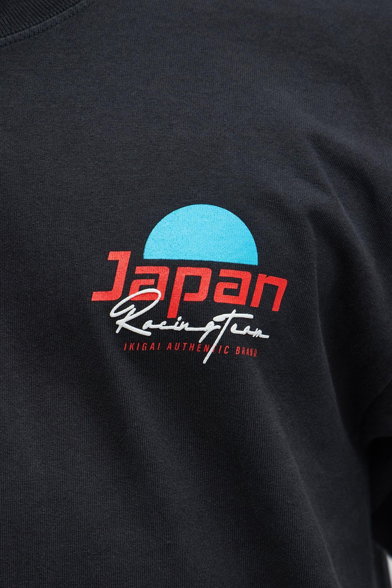 Japan Racing Team Oversized Short Sleeve Tee - Black Product Image