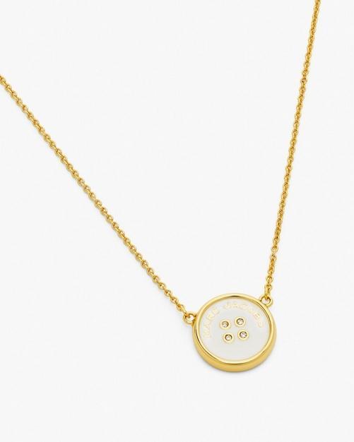 The Button Pendant Necklace Product Image