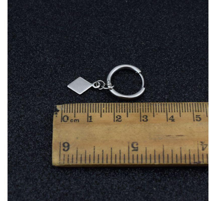 Argyle Hoop Drop Earring / Clip Earring Product Image