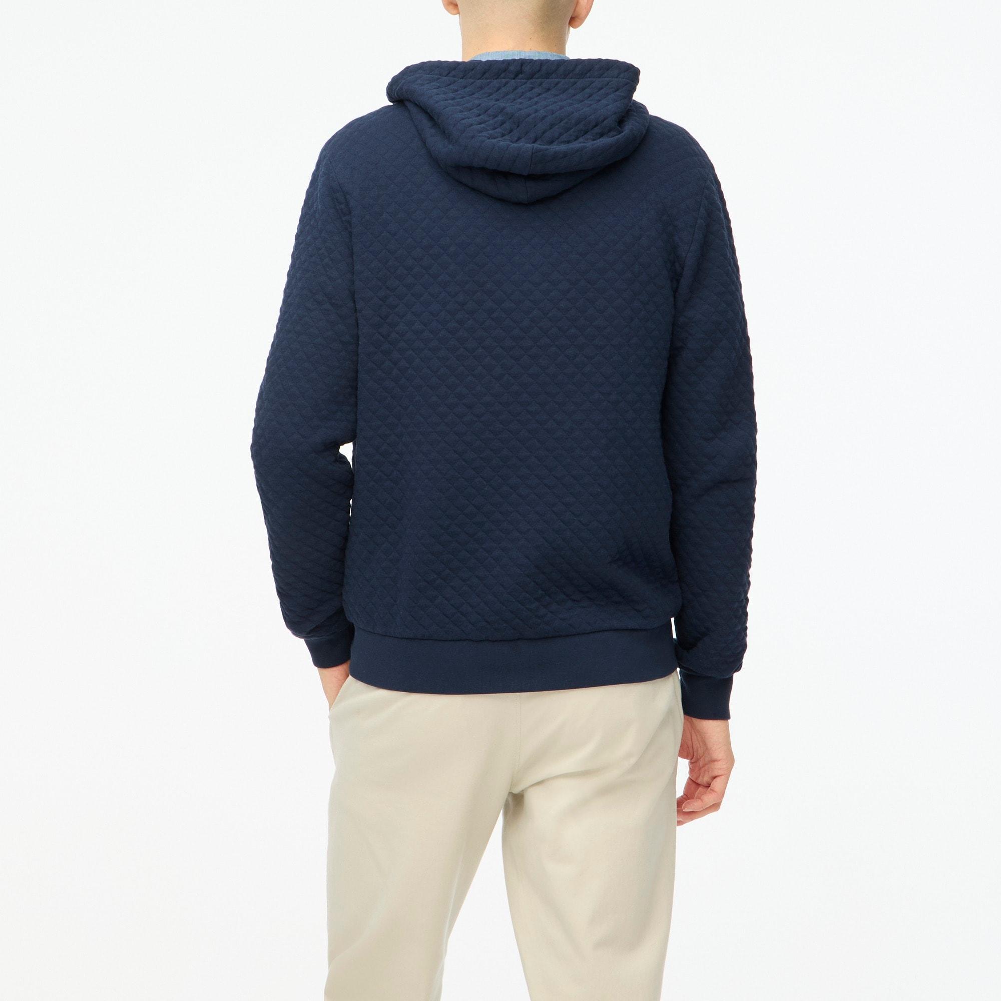 Quilted full-zip hoodie Product Image