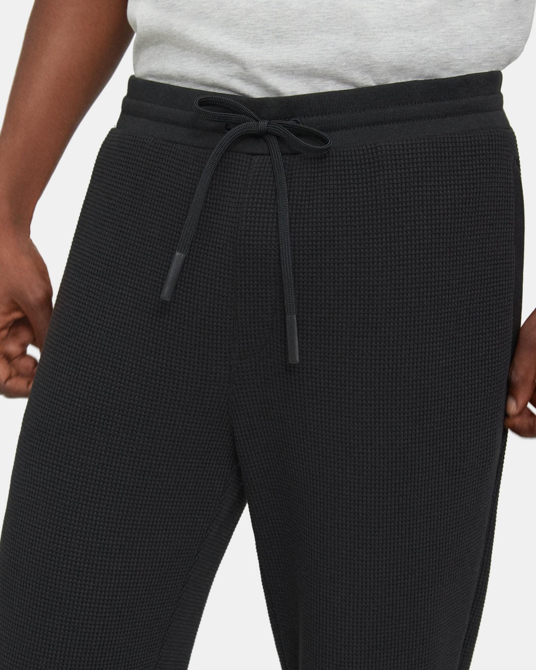 Jogger in Cotton Waffle Knit Product Image