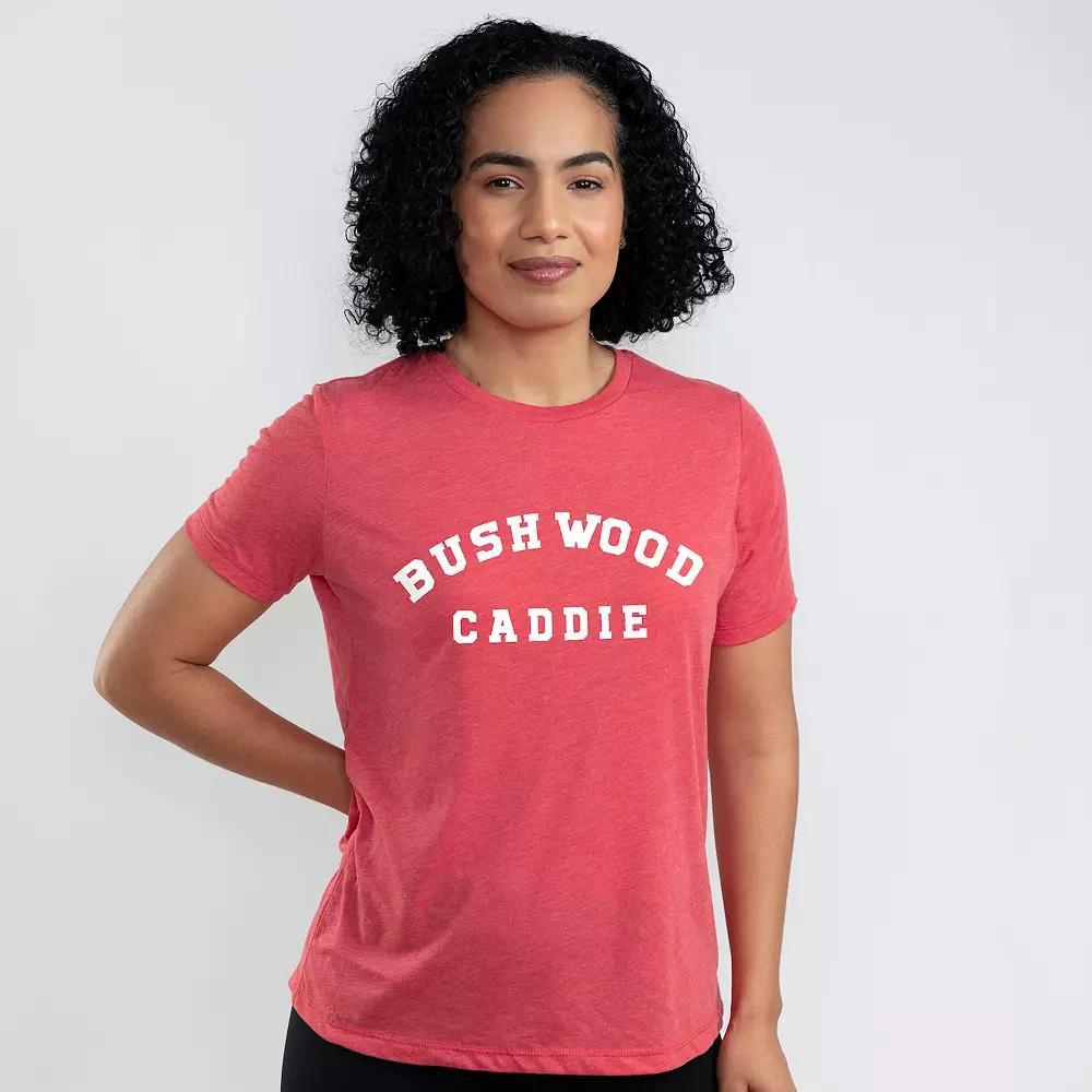 Adult SwingJuice Golf Bushwood Caddie Tee, Women's, Size: XL, Red Product Image