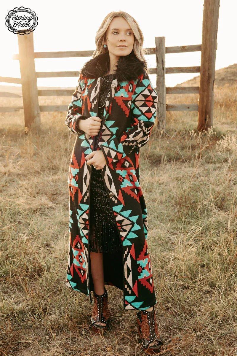 PLUS Azteca Knit Duster Product Image