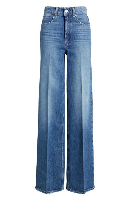 Womens Sasha High-Rise Stretch Wide-Leg Jeans Product Image