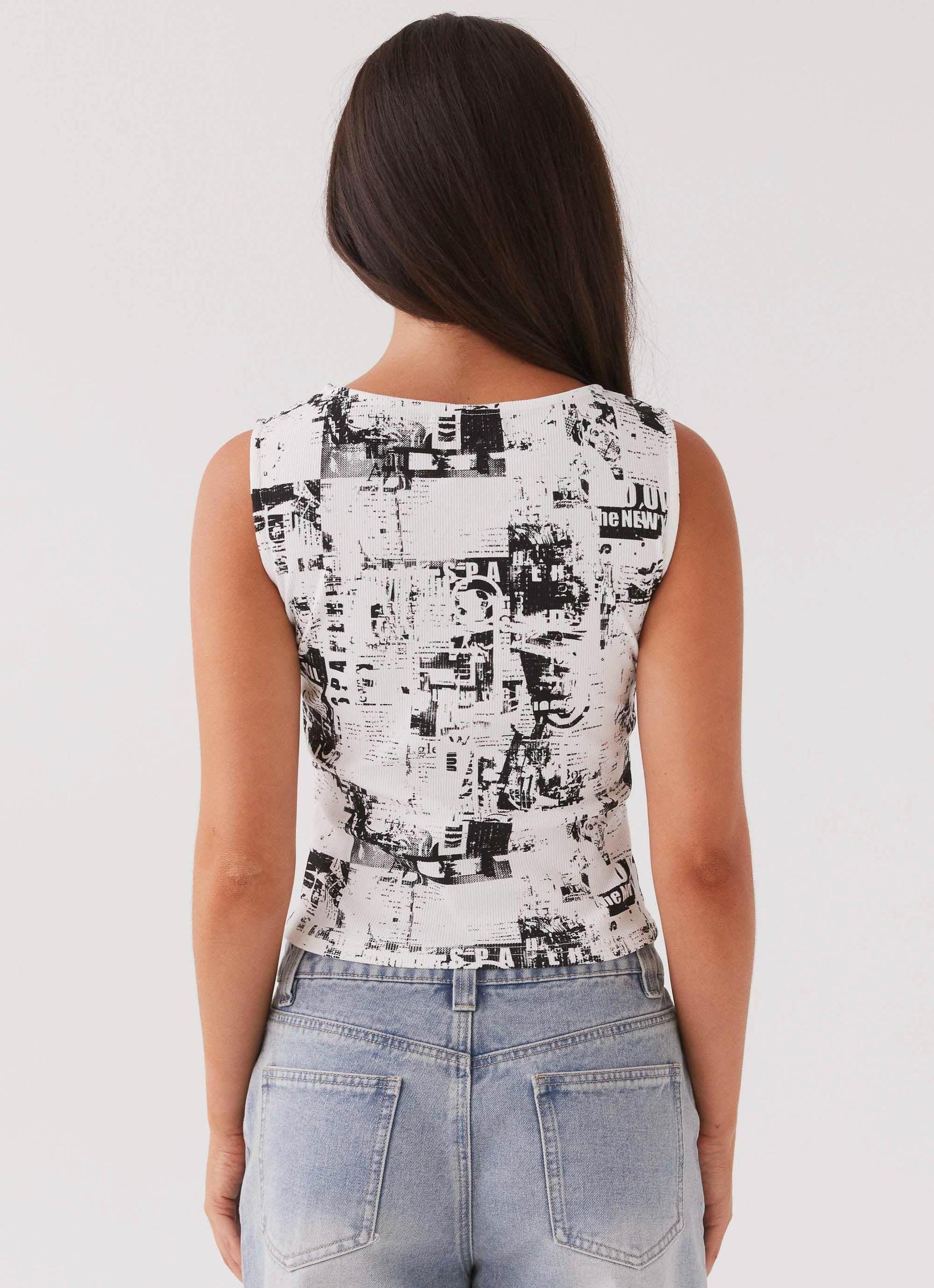 Skipper Graphic Tank Top - Editorial Product Image