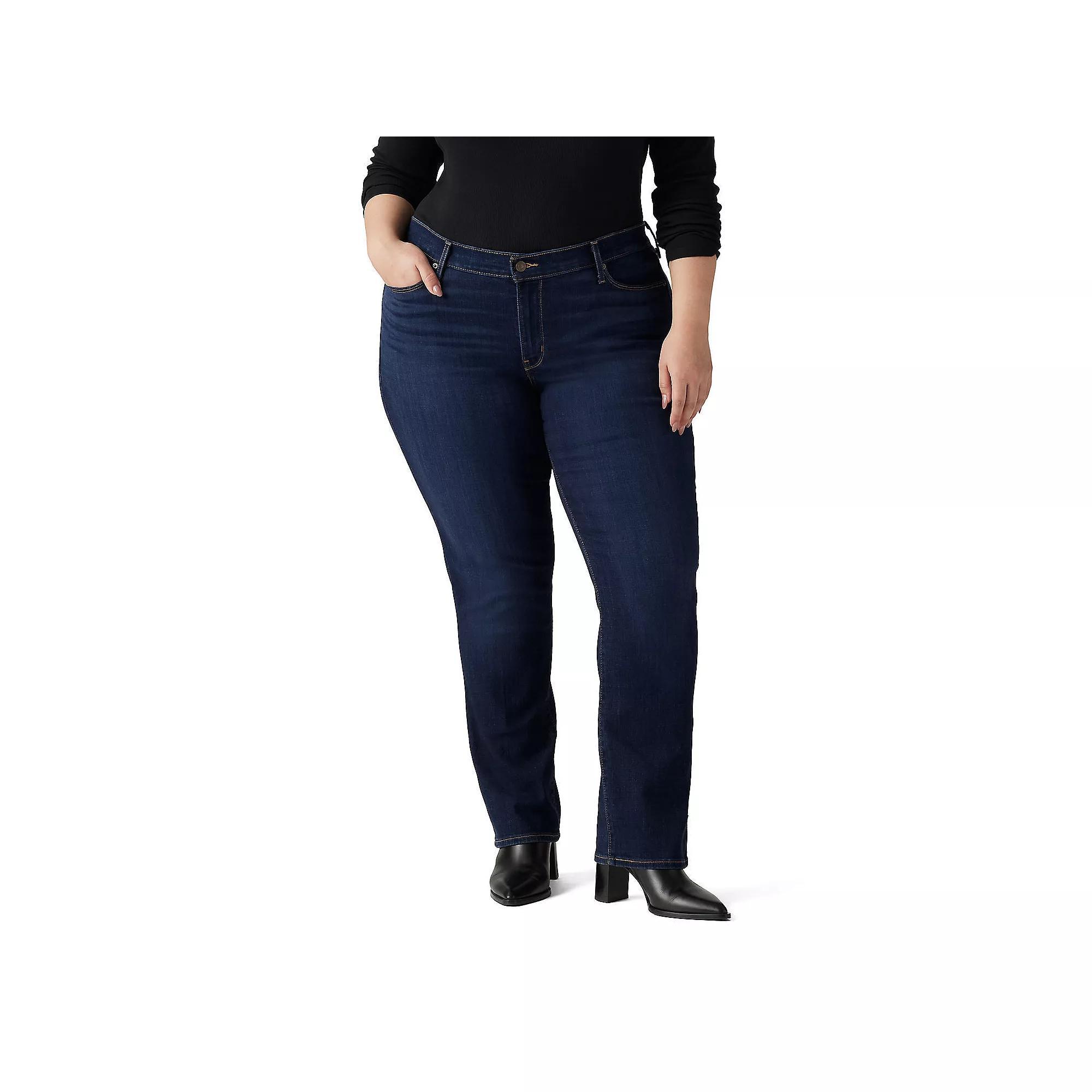 Plus Size Levi's® Classic Straight Jeans, Women's, Size: 16 - Regular, Blue Haze Product Image