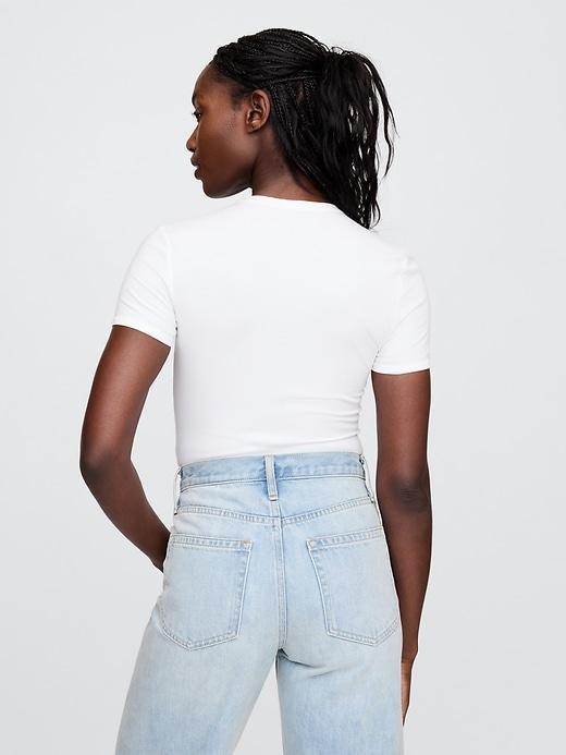 CloseKnit Jersey T-Shirt Thong Bodysuit Product Image