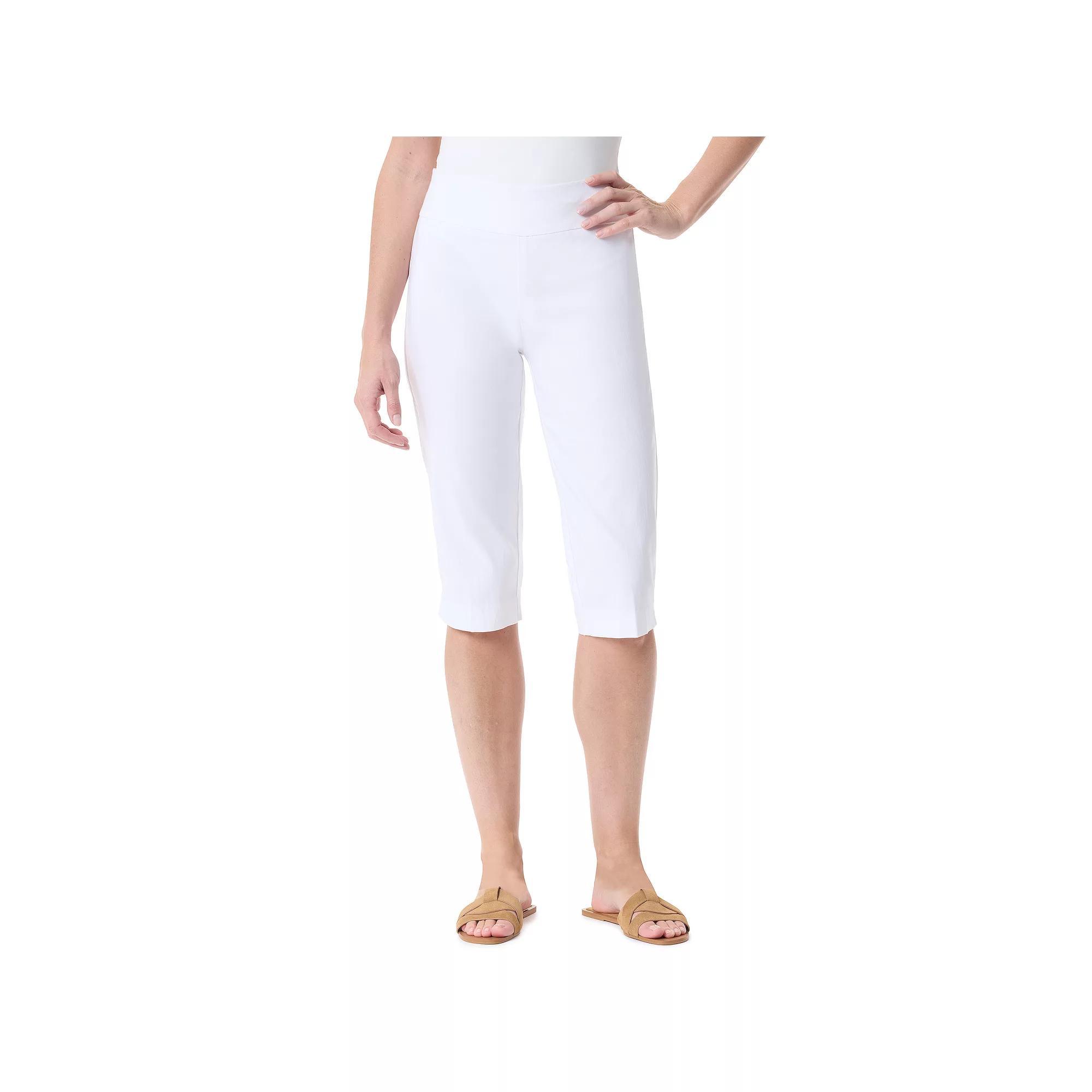 Women's Gloria Vanderbilt Pull On Capris, Size: 18, Black Product Image