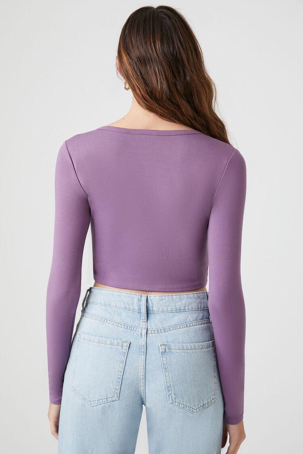 Split-Neck Crop Top | Forever 21 Product Image