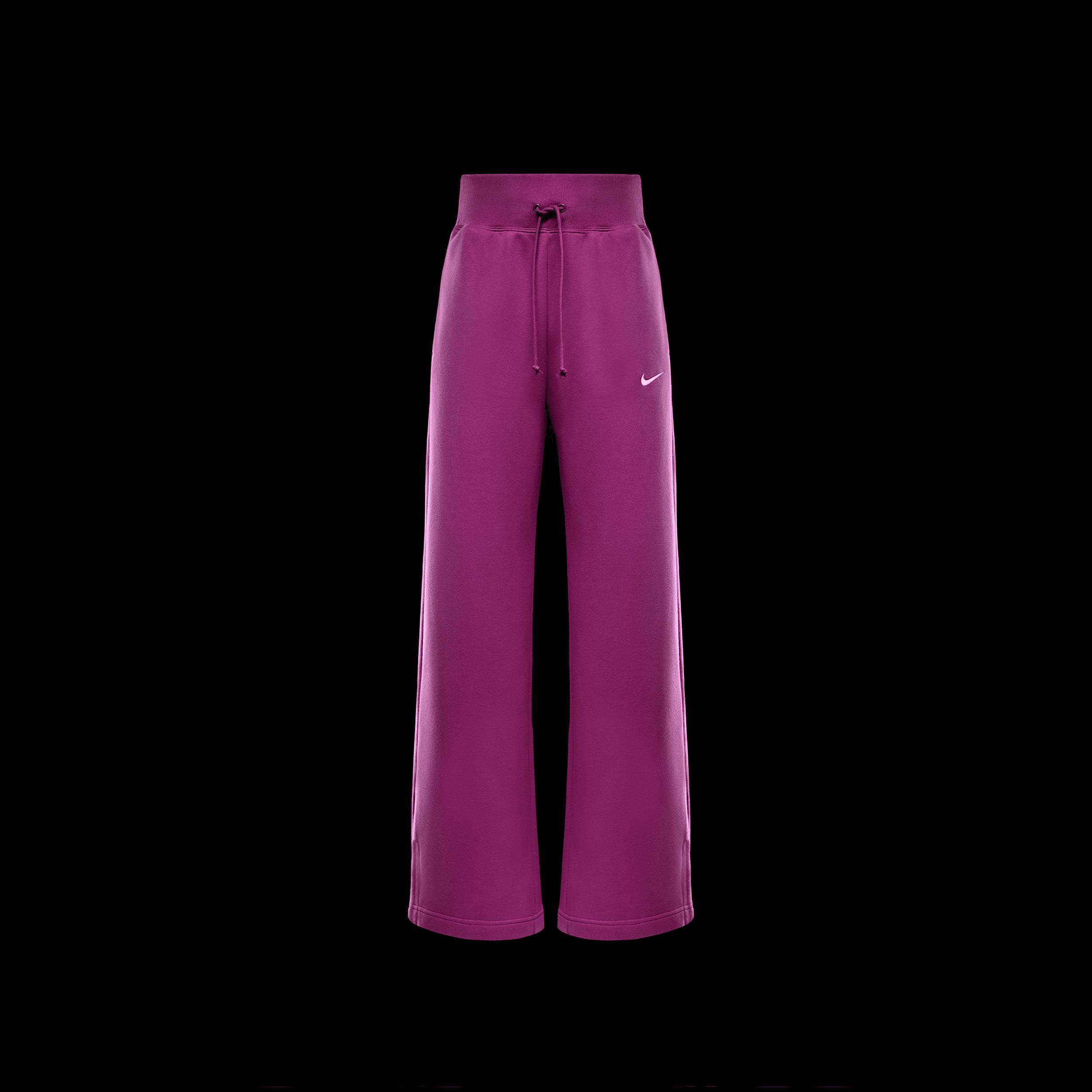Womens Nike Sportswear Phoenix Fleece High-Waisted Wide-Leg Sweatpants Product Image