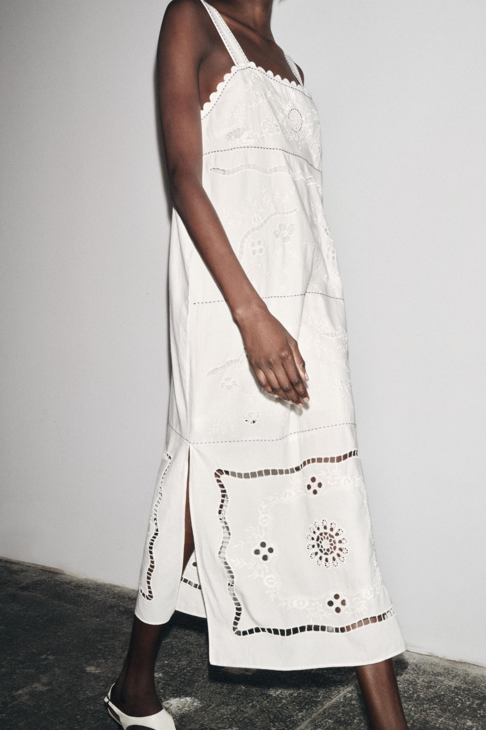 ZW COLLECTION EMBROIDERED STITCH DRESS Product Image