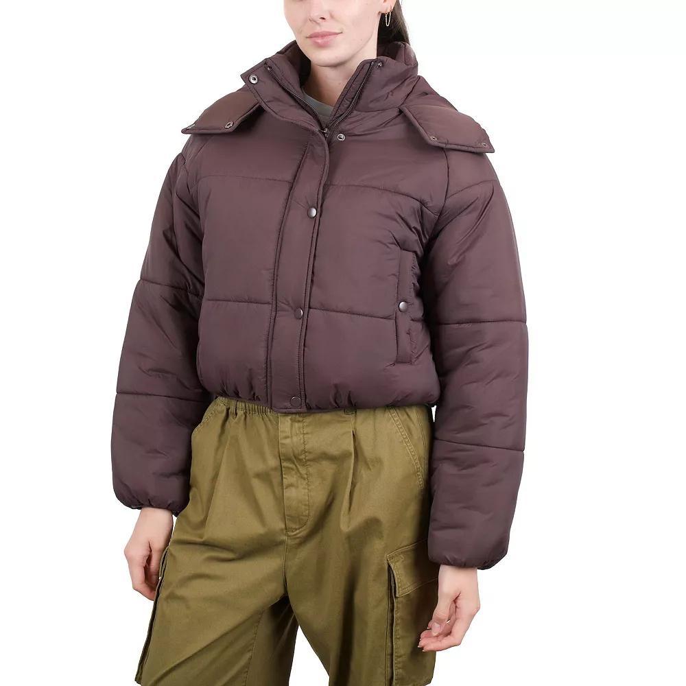 Juniors Coffee Shop Marshmallow Puffer Jacket, Womens Product Image