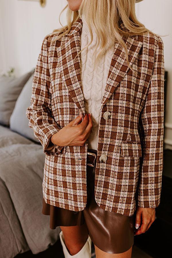 The Vivianna Tweed Blazer Product Image
