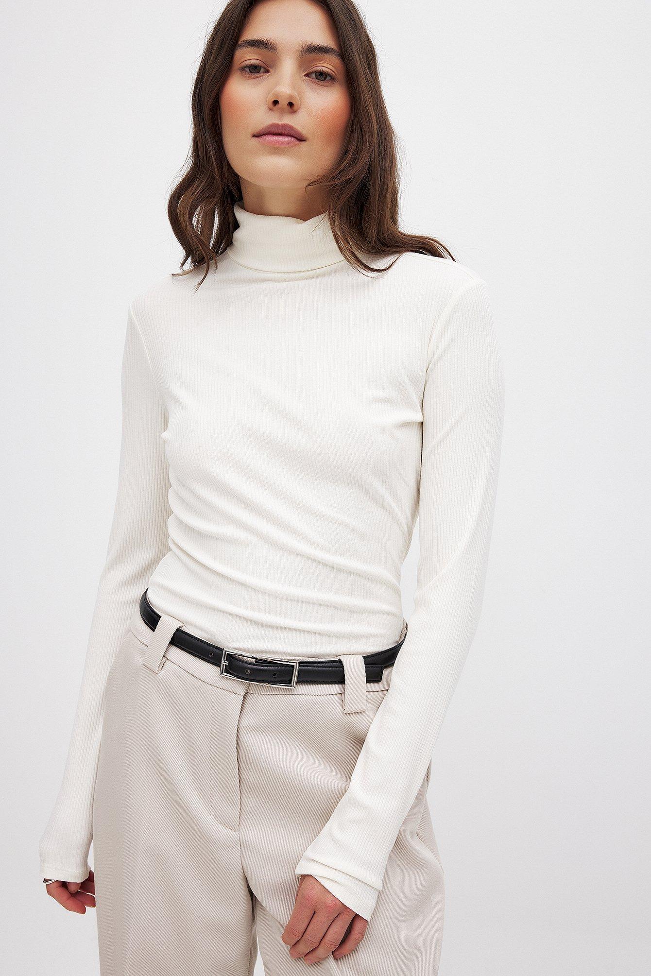 Long Sleeve Roll Neck Top Product Image