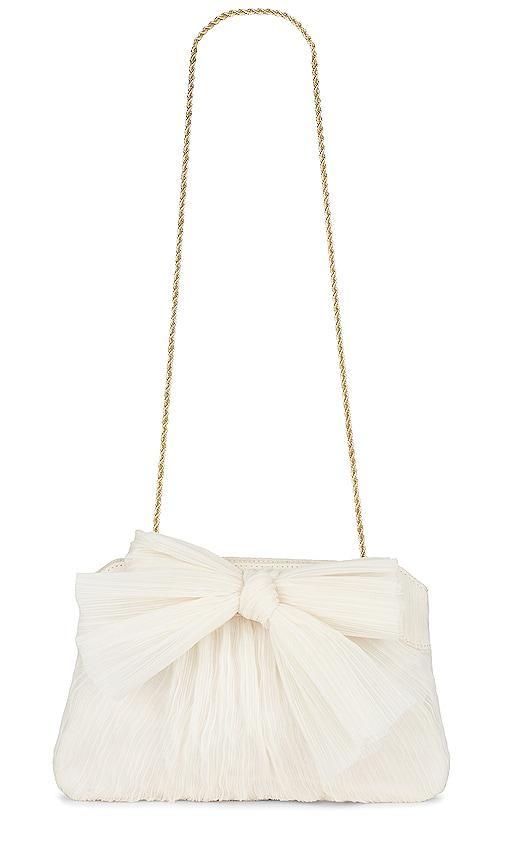 Womens Rayne Bow Pleated Frame Clutch Product Image