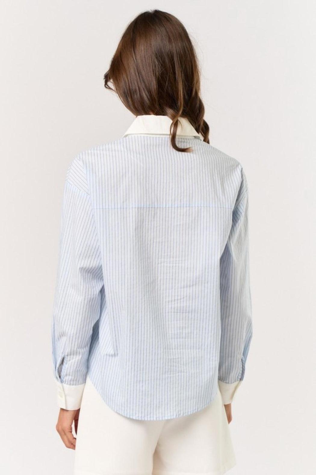 Contrast Striped Top Product Image