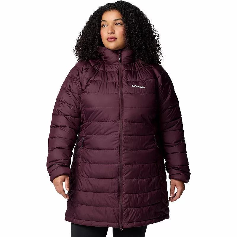 Plus Size Columbia Powder Lite II Mid Jacket, Women's, Size: 1XL, Moonvista Product Image
