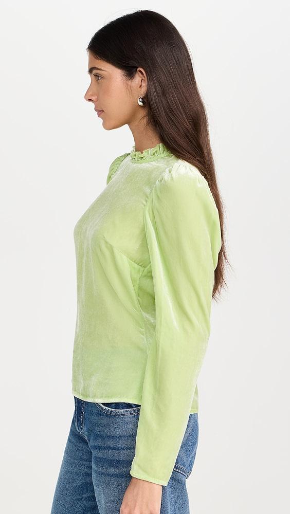 Ulla Johnson Marlene Velvet Blouse | Shopbop Product Image