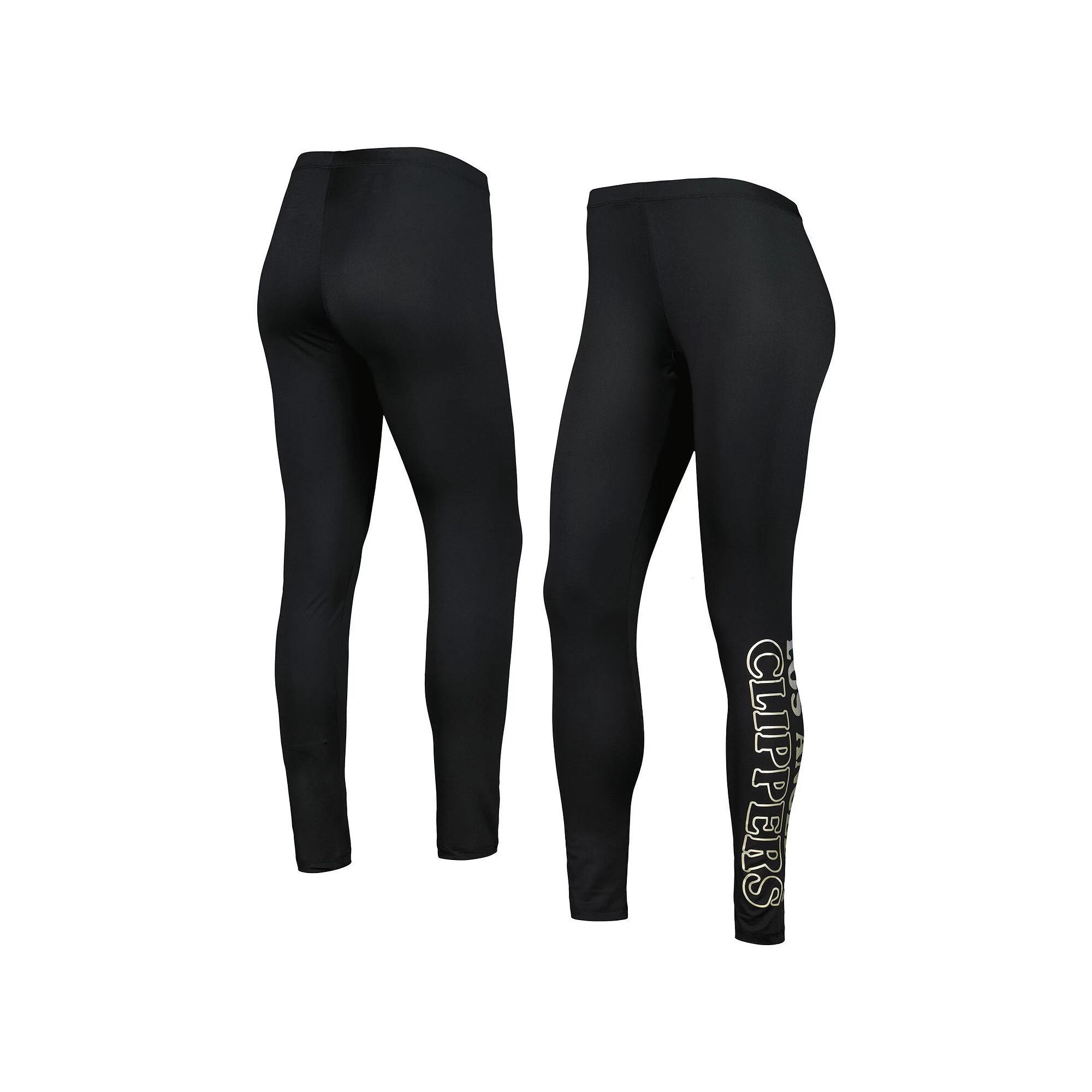 Women's G-III 4Her by Carl Banks Black LA Clippers Stadium Leggings, Size: Small Product Image