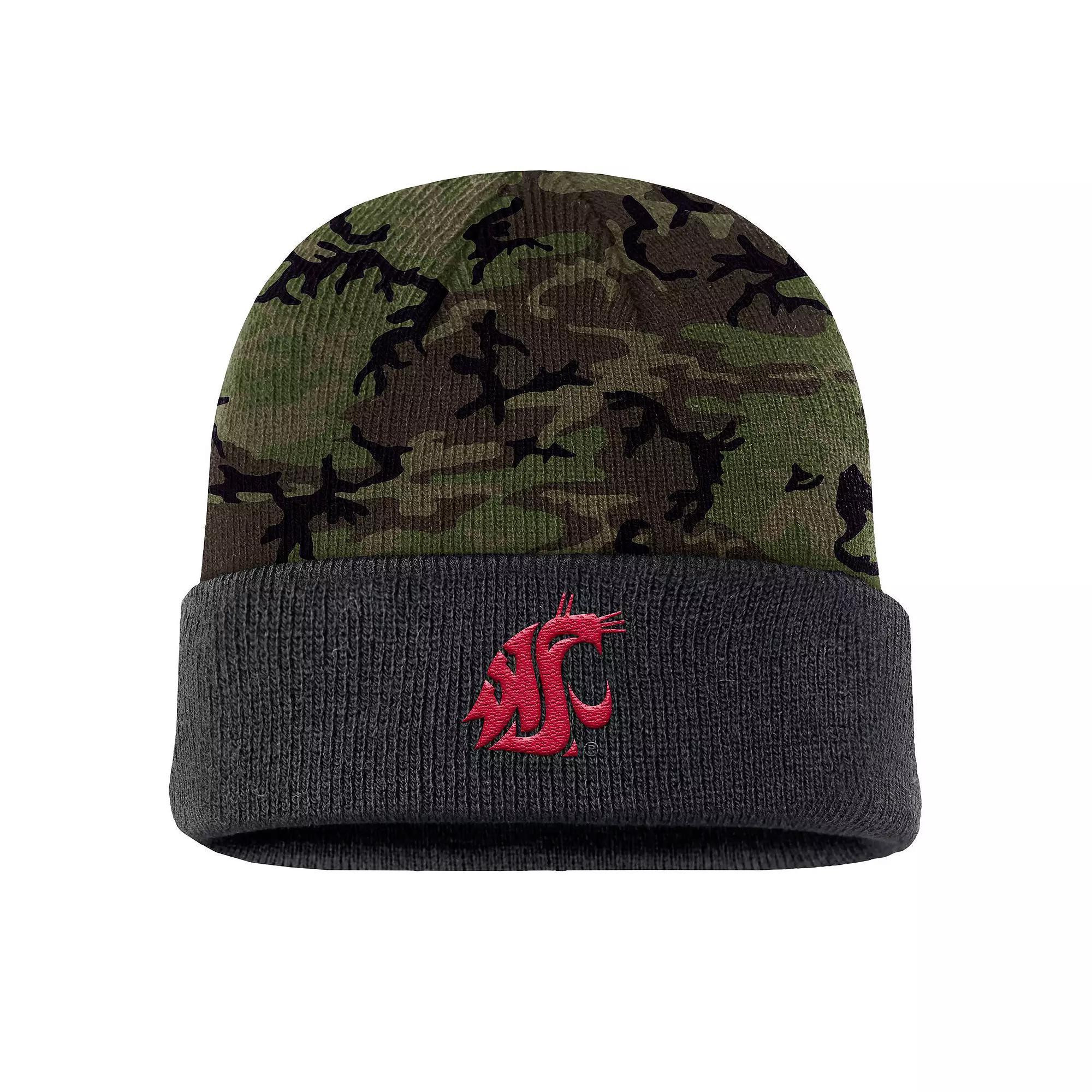 Mens Nike Camo Baylor Bears Military Appreciation Cuffed Knit Hat Product Image