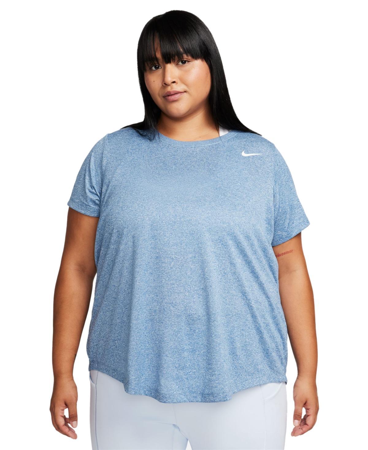 Plus Size Nike Dri-FIT Tee, Women's, Size: 2XL, Black Product Image