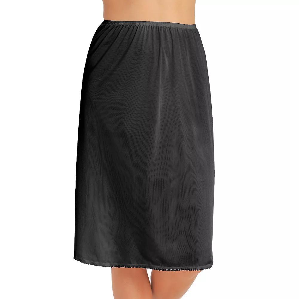 Vanity Fair Lingerie® Satin Glance™ Slit Pettislip - 26-in. - 11760, Women's, Size: Large (26), Black Product Image