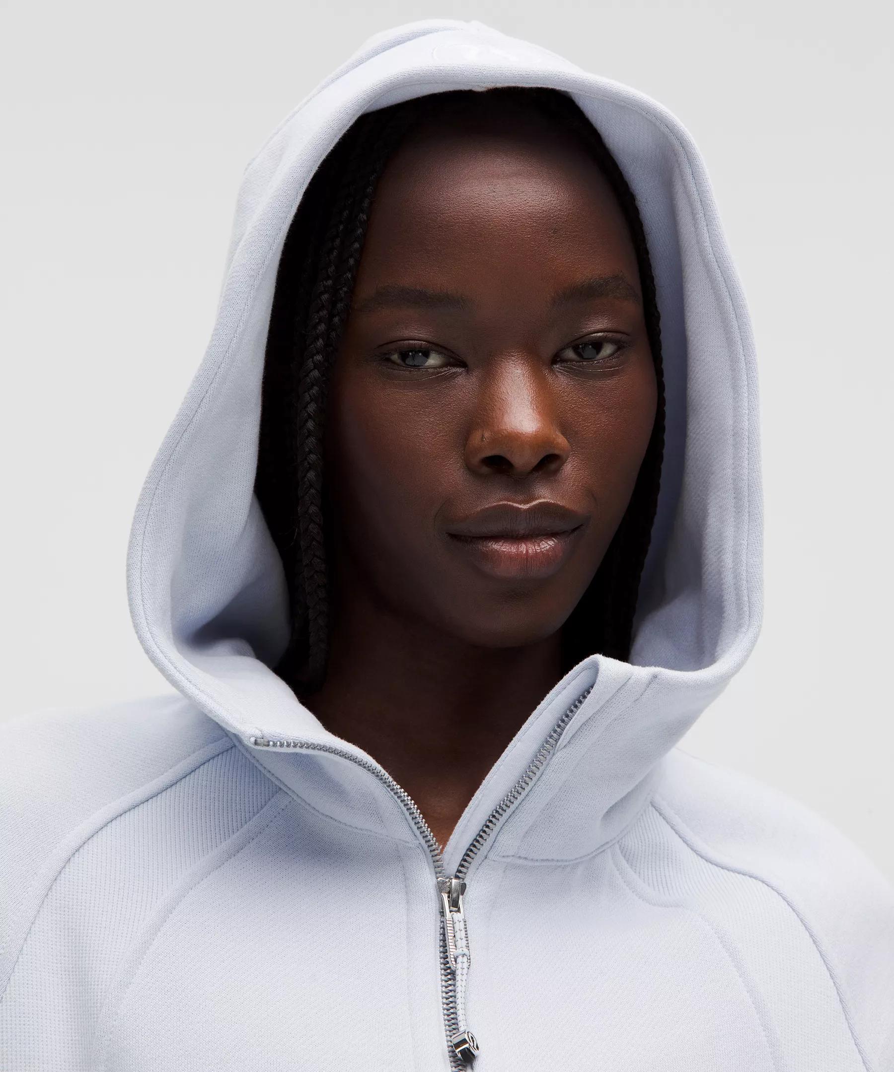 Scuba Oversized Half-Zip Long Hoodie Product Image