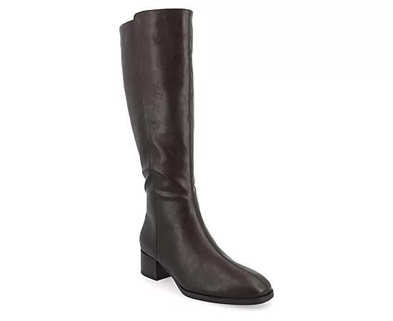 Journee Tru Comfort Foam™ Devri Women's Knee-High Boots, Size: 9, Brown Product Image